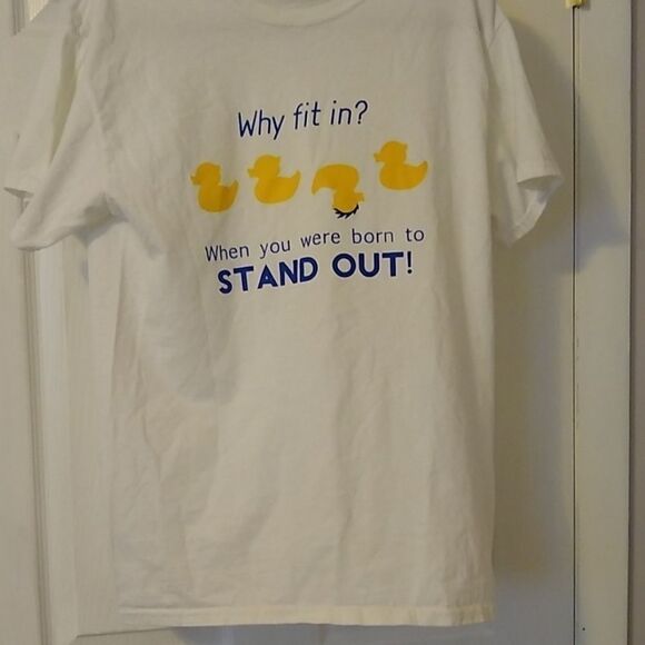 AUTISM Awereness white t-shirt size M unisex t-shirt - Picture 6 of 6